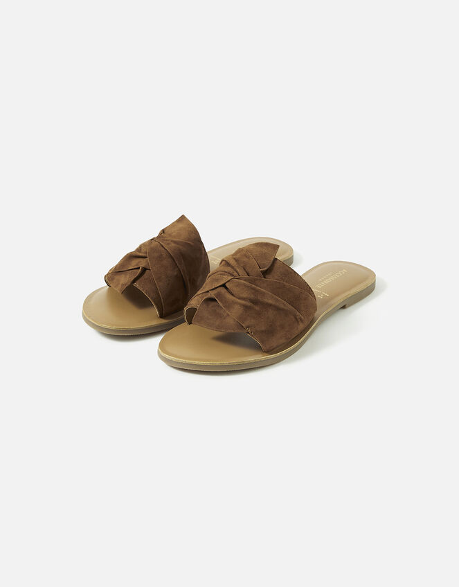 Perth Suede Sliders, Tan (TAN), large