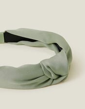 Satin Knot Headband, , large