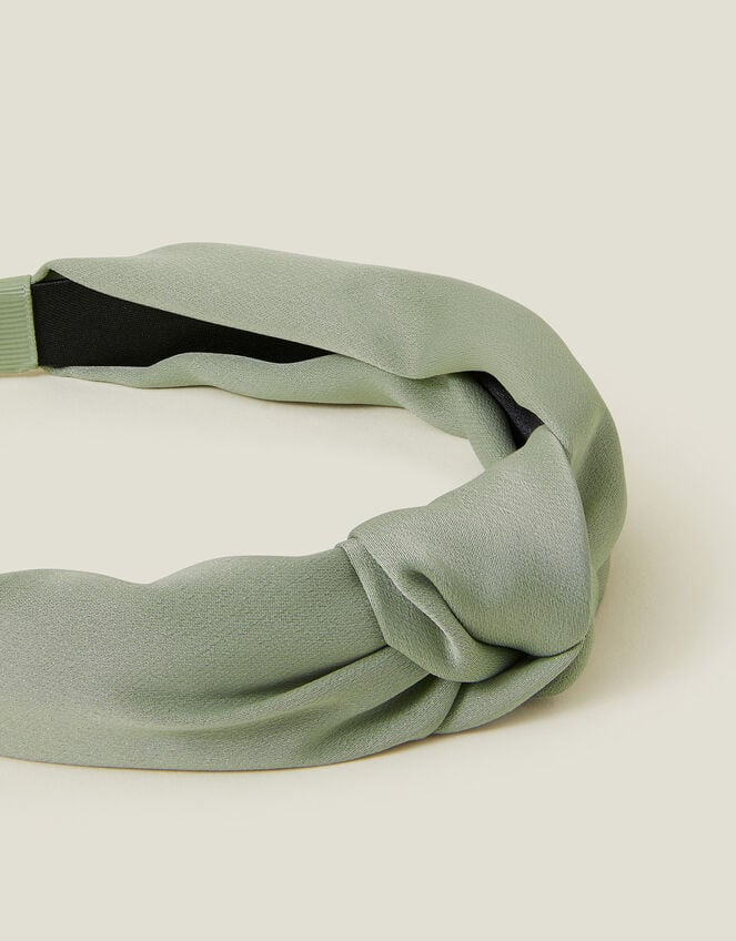 Satin Knot Headband, , large
