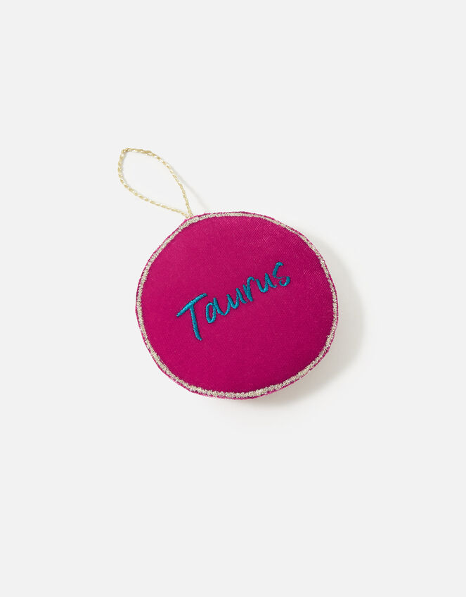 Embellished Star Sign Hanging Decoration, Pink (FUCHSIA), large