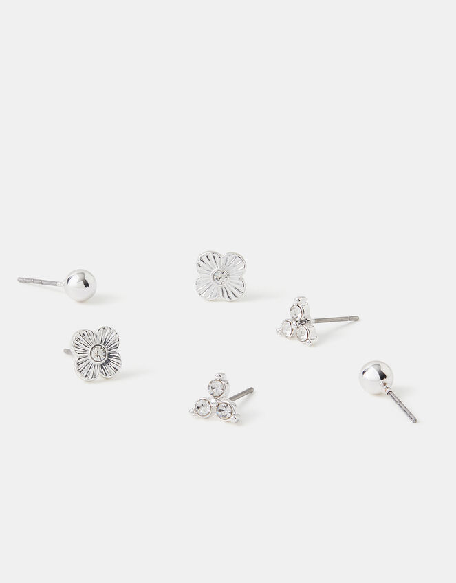 3-Pack Clove Stud Earrings, , large