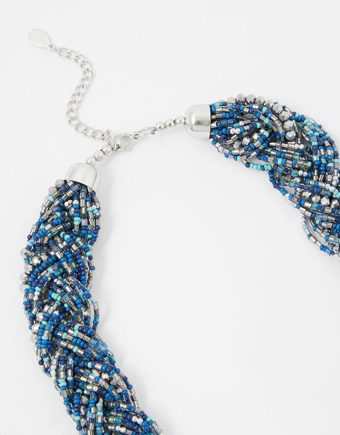 Niki Plaited Bead Collar Necklace, , large