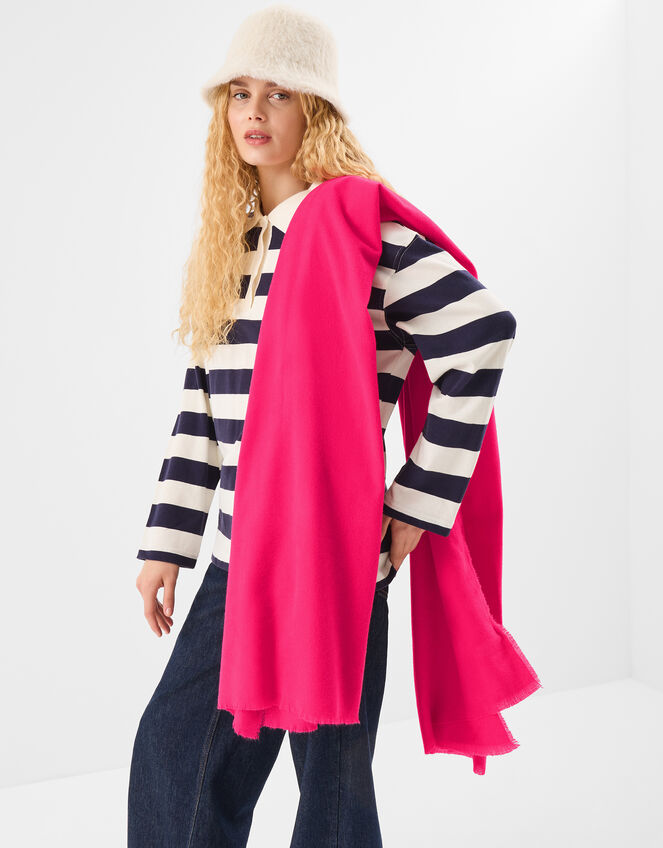 Super Soft Plain Blanket Scarf, , large