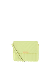 Chantelle Quilted Cross-Body Bag, Green (LIME), large