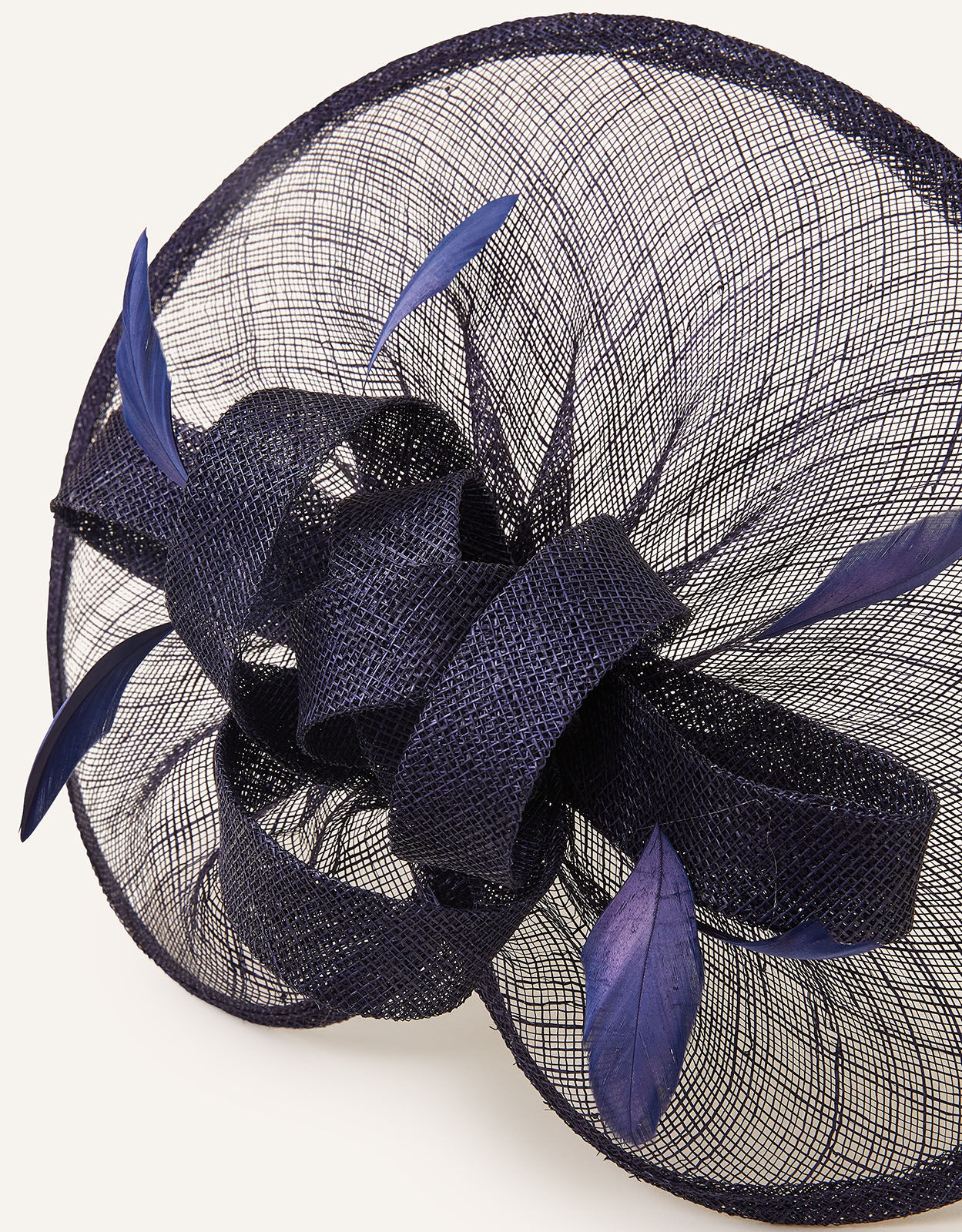 Navy fascinator on sale accessorize