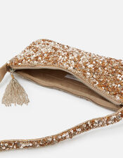 Sequin Shoulder Bag, , large