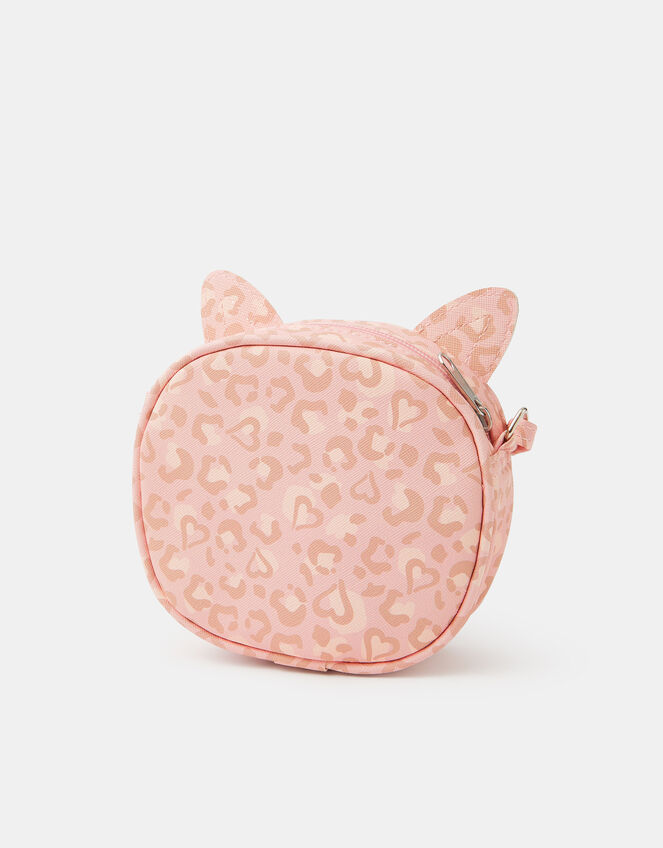 Girls Sequin Cat Crossbody Bag, , large