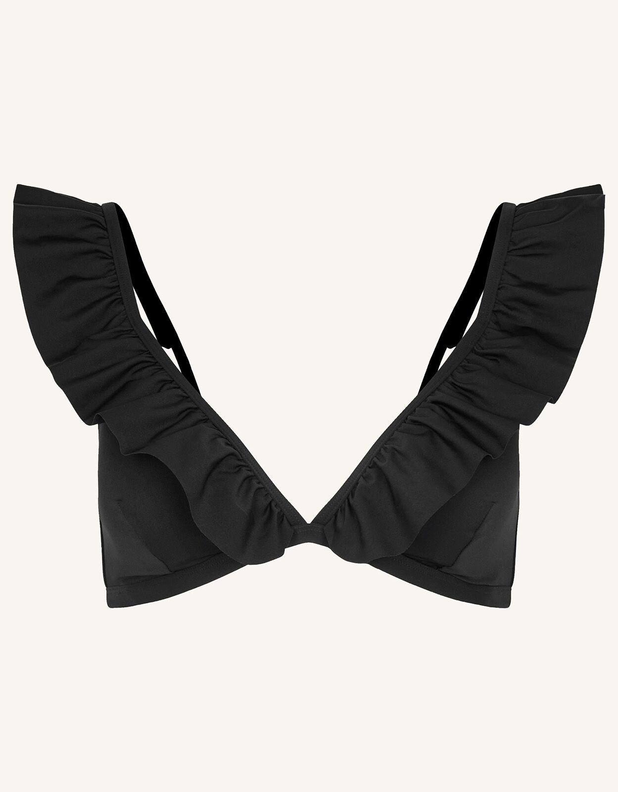 Womens ruffle bikini top on sale