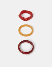 3-Pack Chunky Resin Bangles, , large