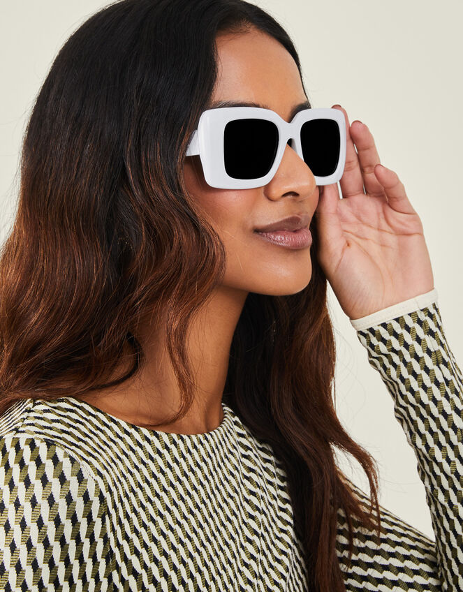 Soft Square Frame Sunglasses, , large