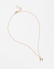 Gold Vermeil Initial Pendant Necklace - M, , large