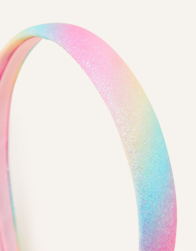 Girls Glitter Ombre Headband, , large