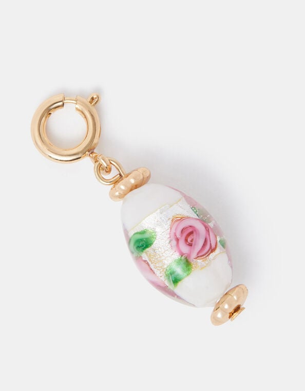 Floral Bead Jewellery Charm, , large