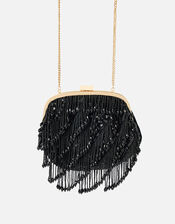 Tiana Tassel Frame Bag, , large