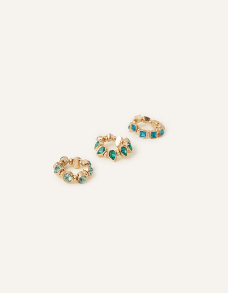 Crystal Stacking Rings Set of Three, , large
