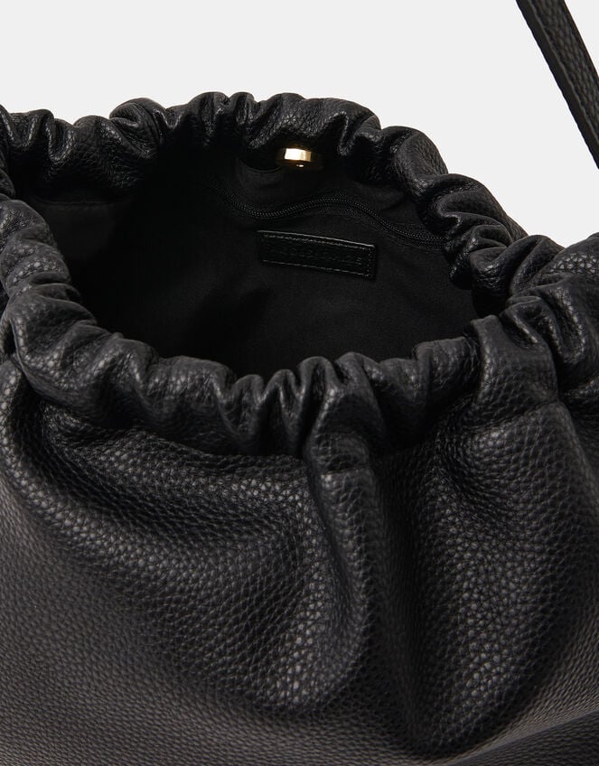 Large Drawstring Shoulder Bag, , large