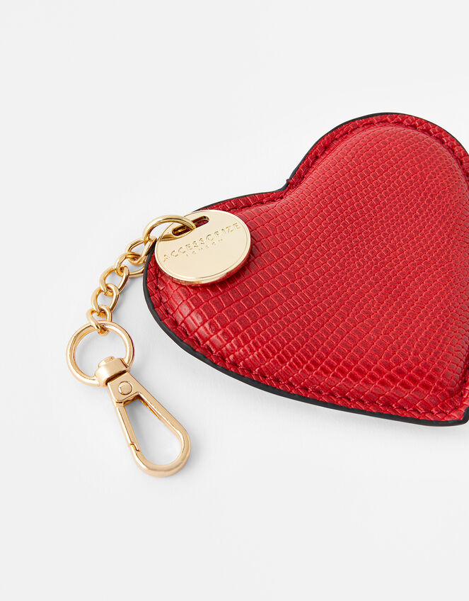 Heart Keyring, Red (RED), large