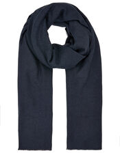 Wells Supersoft Blanket Scarf Navy, Blue (NAVY), large