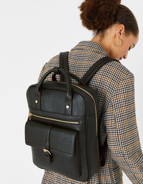 Harrie Backpack, Black (BLACK), large
