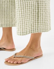 Stainless Steel Clover Station Anklet, , large