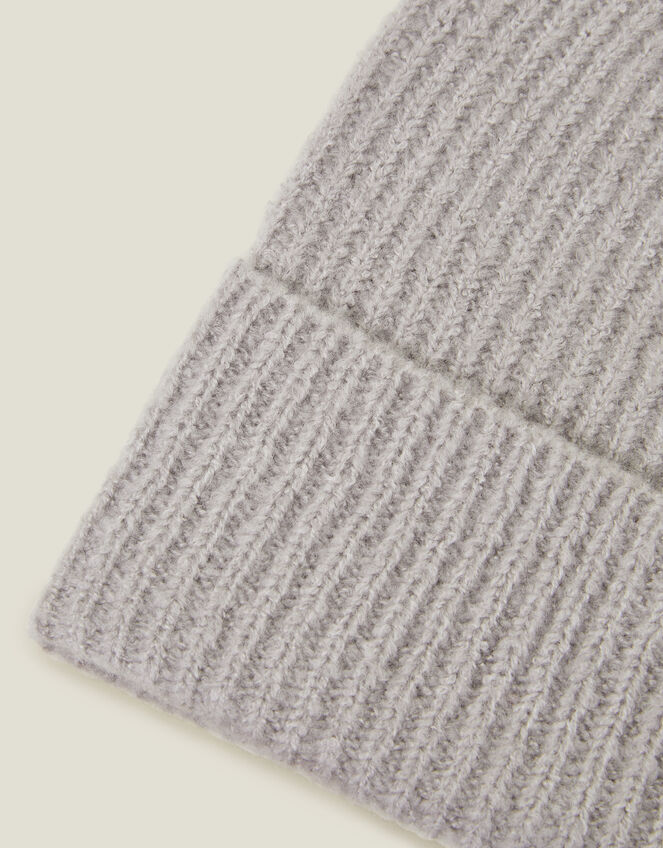Soho Knit Beanie Hat, Grey (LIGHT GREY), large