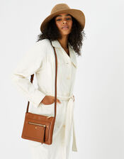 Ellie Cross-Body Bag, Tan (TAN), large