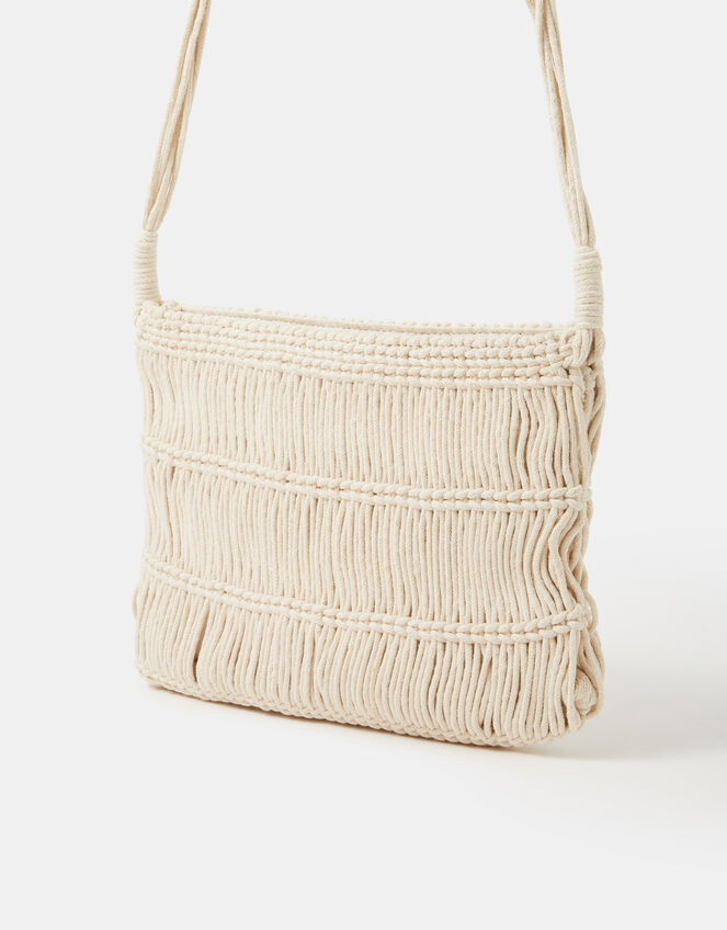 Macram&eacute; Crossbody Bag, , large