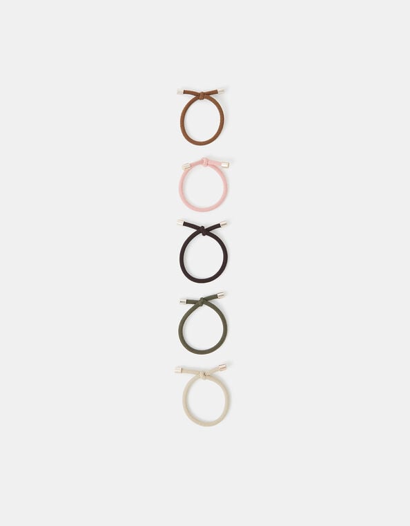 4-Pack Knot Cord Hair Bands, , large
