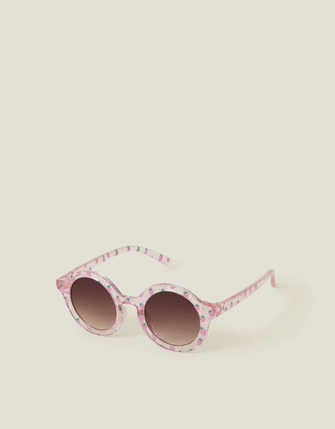 Girls Strawberry Print Sunglasses, Pink (PINK), large