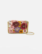 3D Floral Clutch Bag, , large