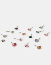 15-Pack Gemstone Marquise Stud Earrings, , large