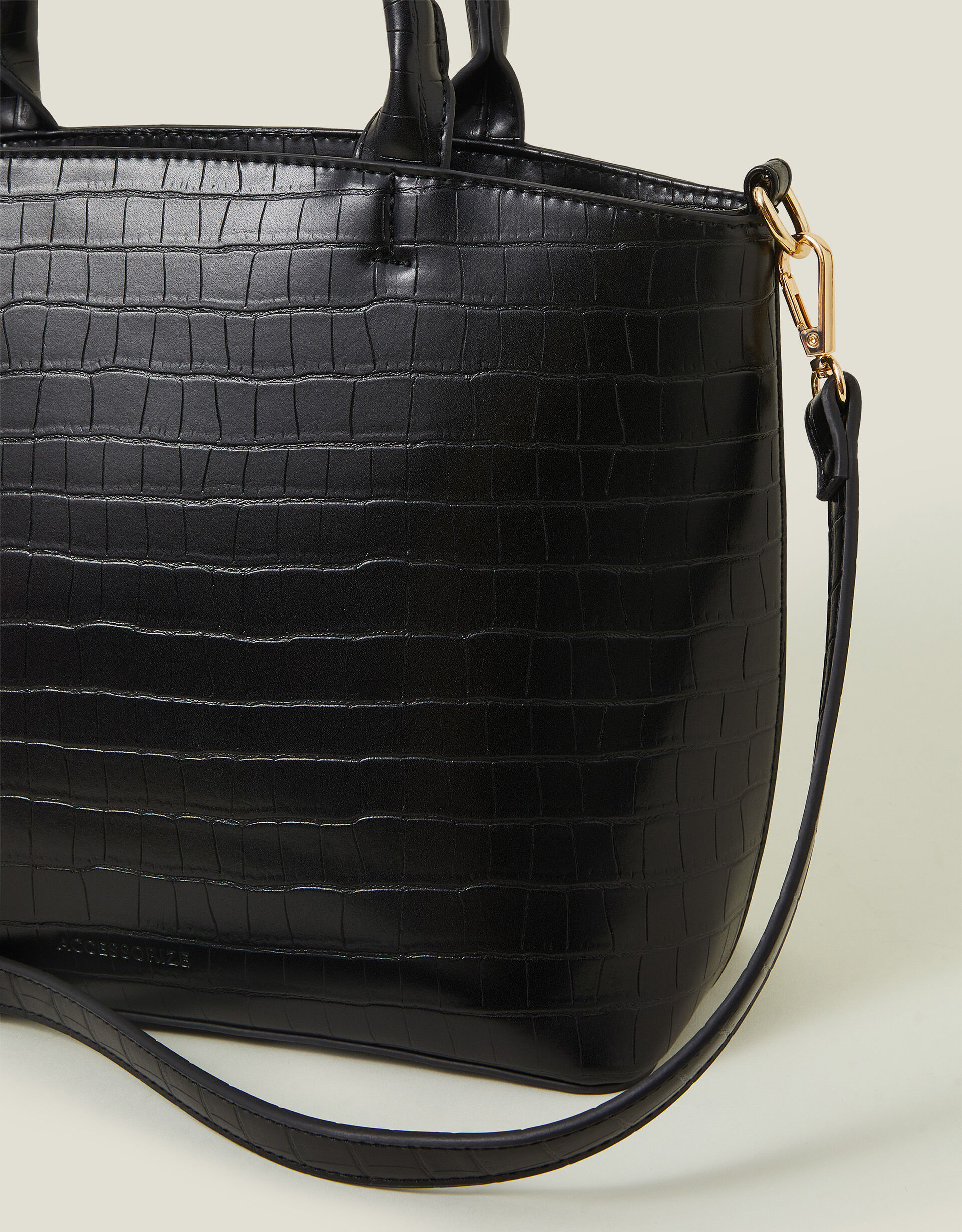 Faux Croc Handbag Shop All Accessorize Global