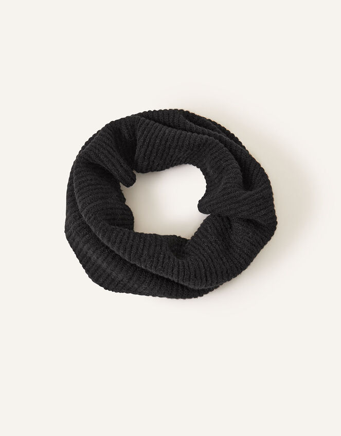 Plain Snood, Black (BLACK), large