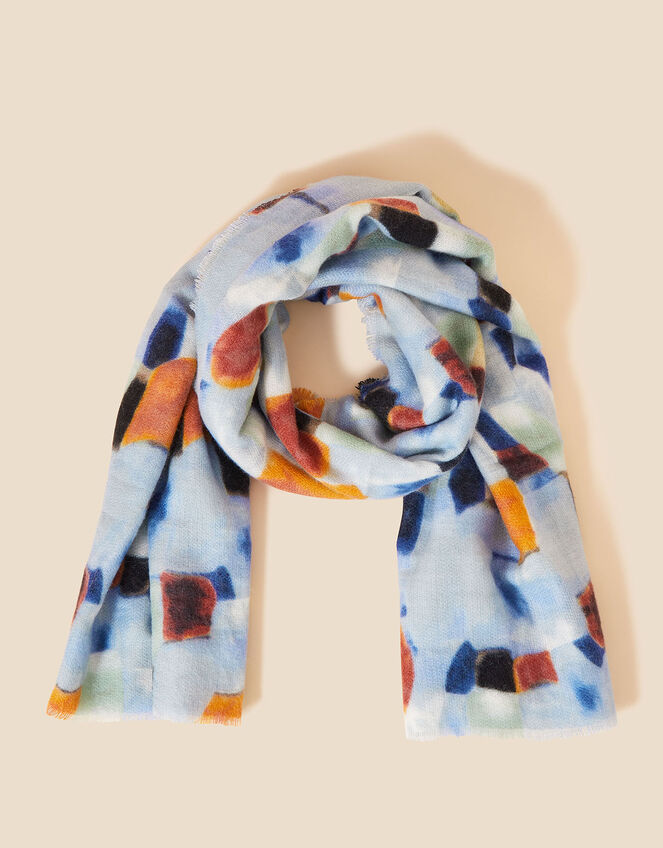 Murano Glass Print Blanket Scarf, , large