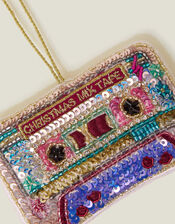 Embellished Mix Tape Christmas Decoration, , large