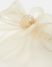 Mia Mini Crin Fascinator, Natural (CHAMPAGNE), large
