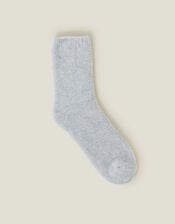Sparkle Chenille Bed Socks, Grey (GREY), large