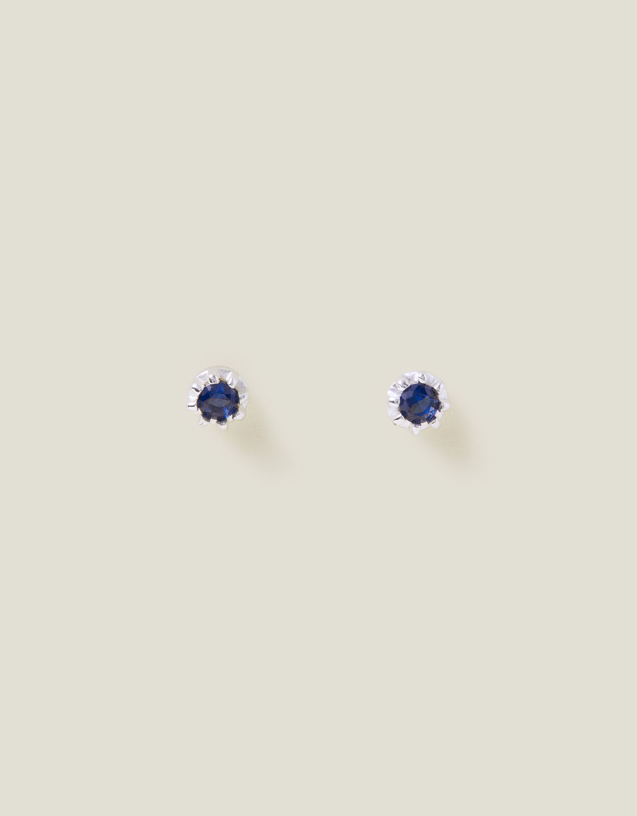 Silver stone stud deals earrings