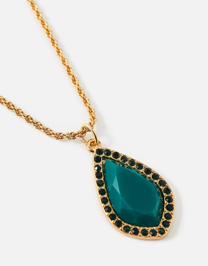 Gem Drop Pendant Necklace Pendant necklaces Accessorize UK