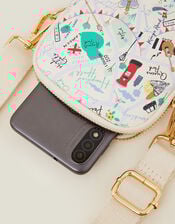 London Print Phone Bag, , large