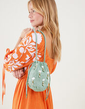 Shell Hand-Beaded Duffle Bag, , large