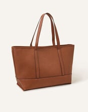 Laptop Shoulder Bag, Tan (TAN), large