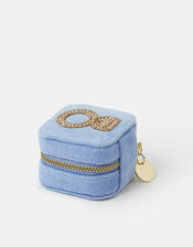 Engagement Ring Velvet Travel Jewellery Box, , large