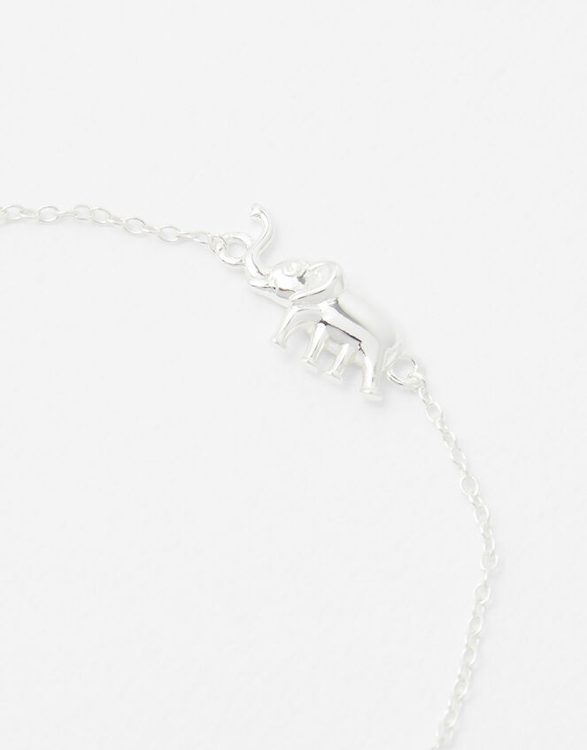 Sterling Silver Elephant Bracelet Sterling silver Accessorize UK