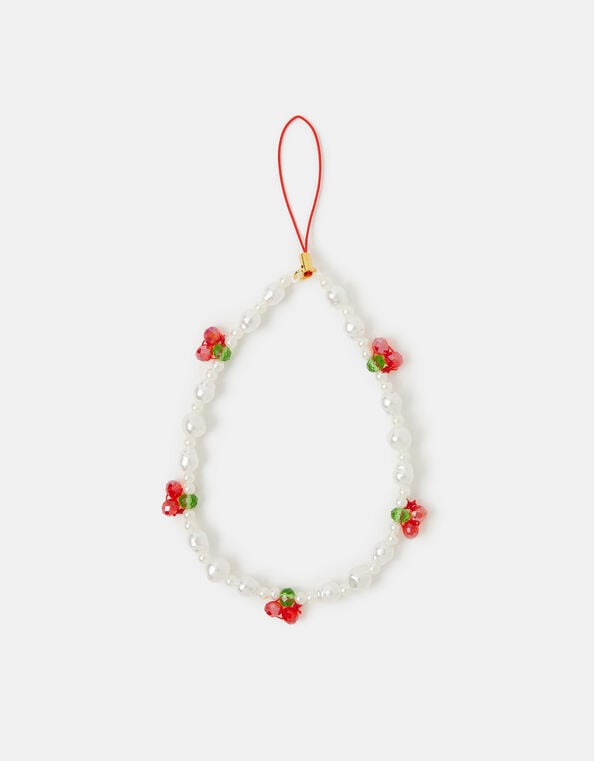 Cherry Pearl Phone Charm, , large