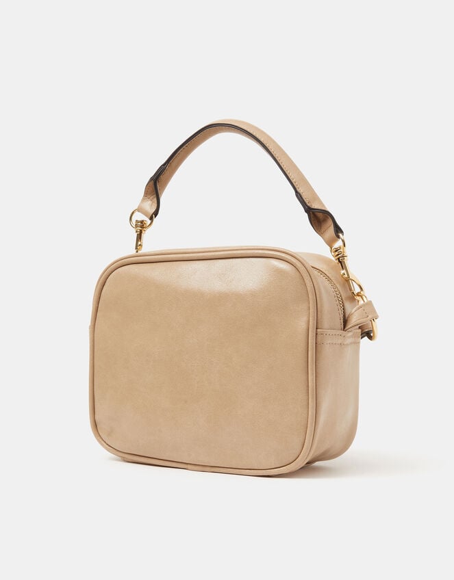 Boxy Crossbody Bag, Nude (NUDE), large