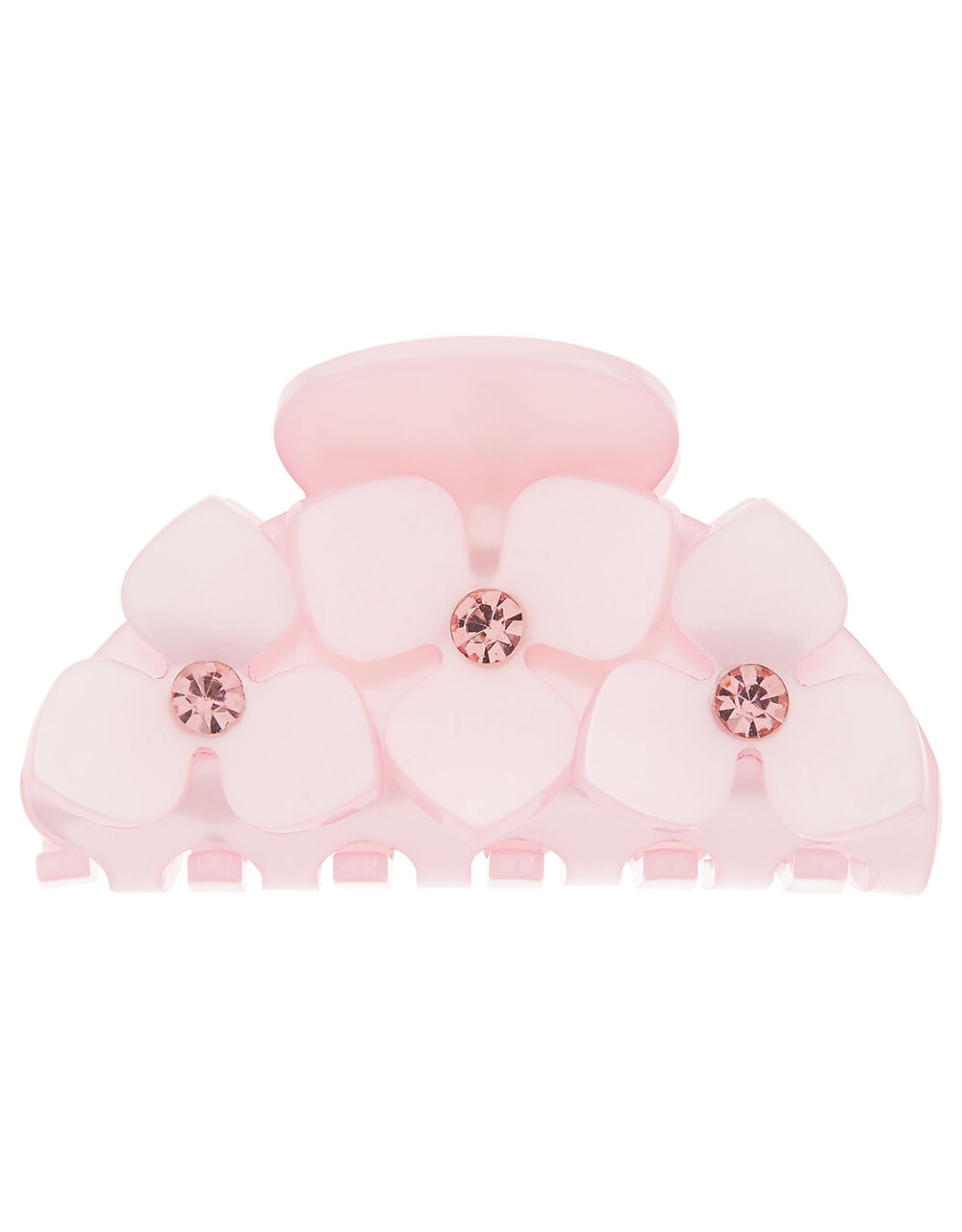 Crystal Flower Bulldog Hair Clip | Hair clips | Accessorize Global