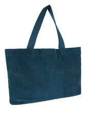 Cord Shopper Bag, Teal (TEAL), large