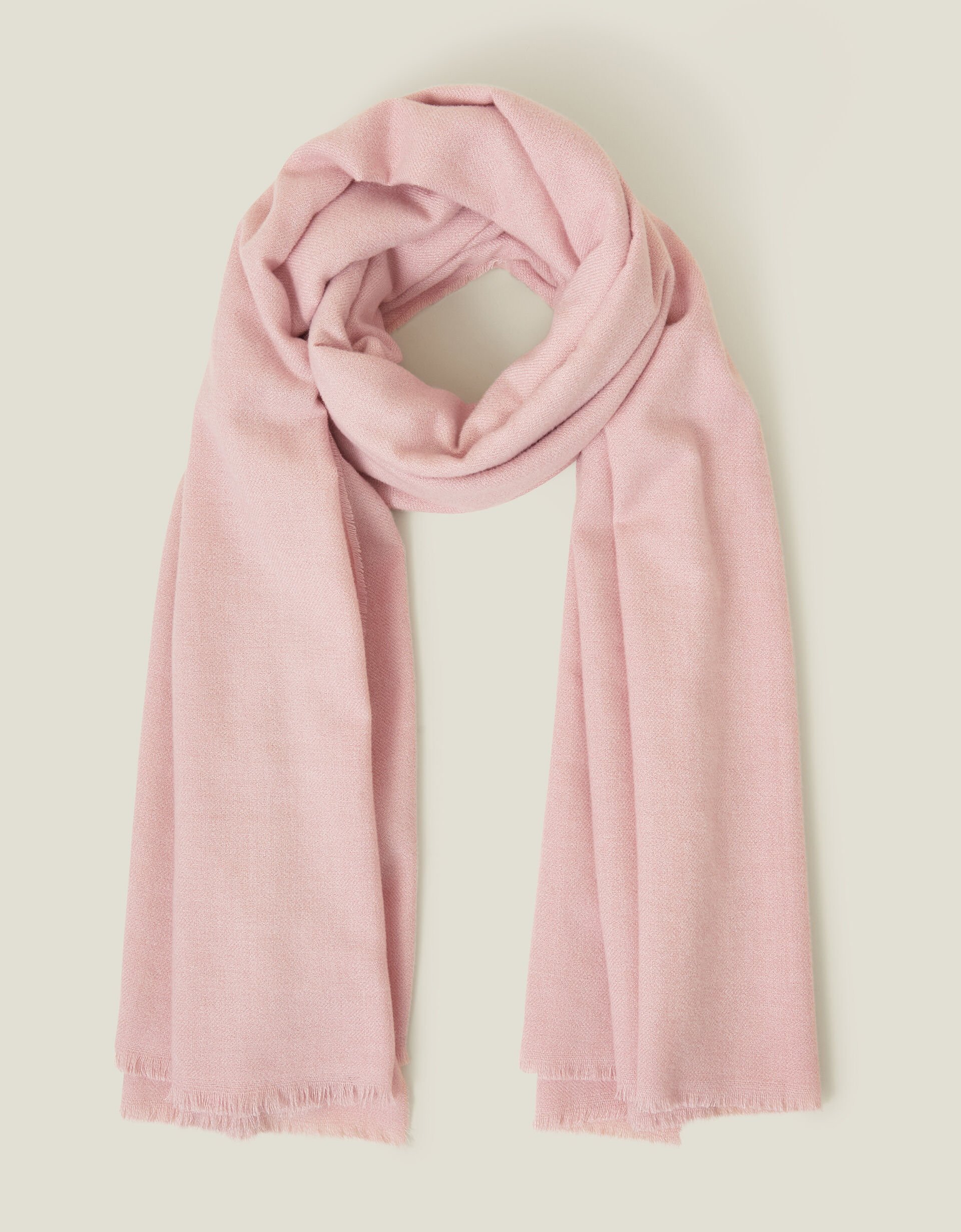 accessorize Grace Super-Soft Blanket Scarf Pink