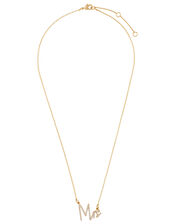 Sparkle Mrs Necklace, , large